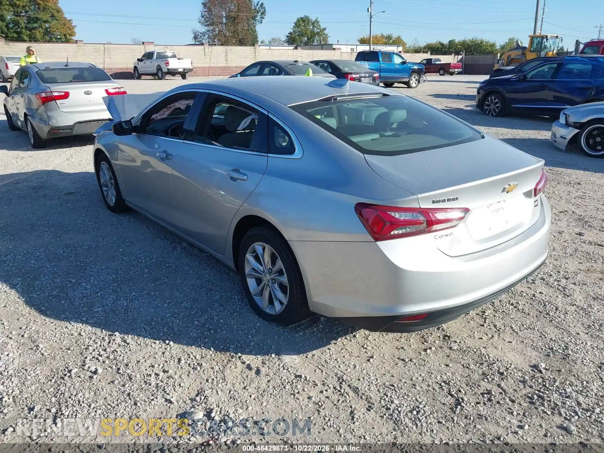 3 Фотография поврежденного автомобиля 1G1ZD5ST4MF044157 CHEVROLET MALIBU 2021