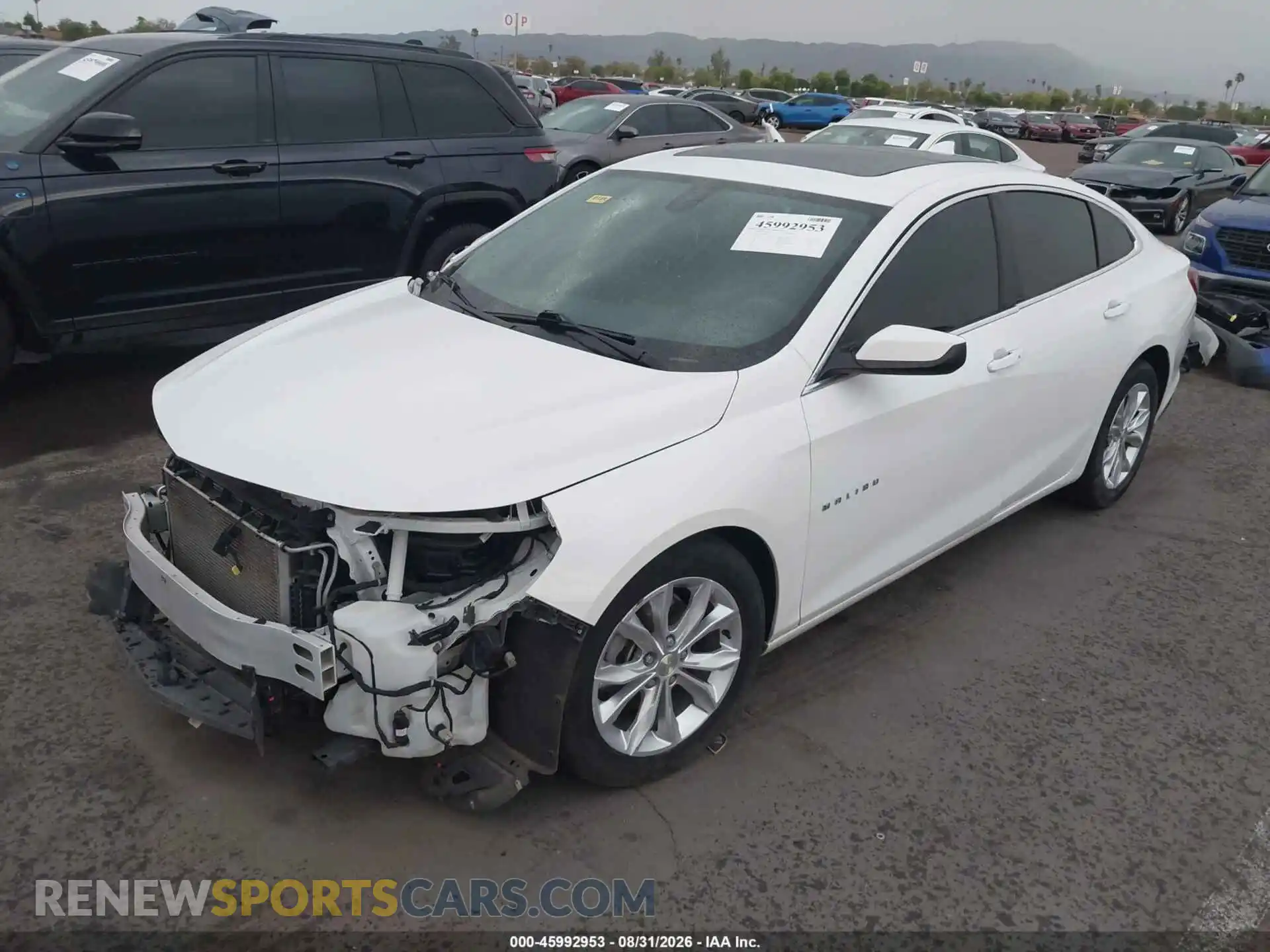 2 Фотография поврежденного автомобиля 1G1ZD5ST4MF054736 CHEVROLET MALIBU 2021