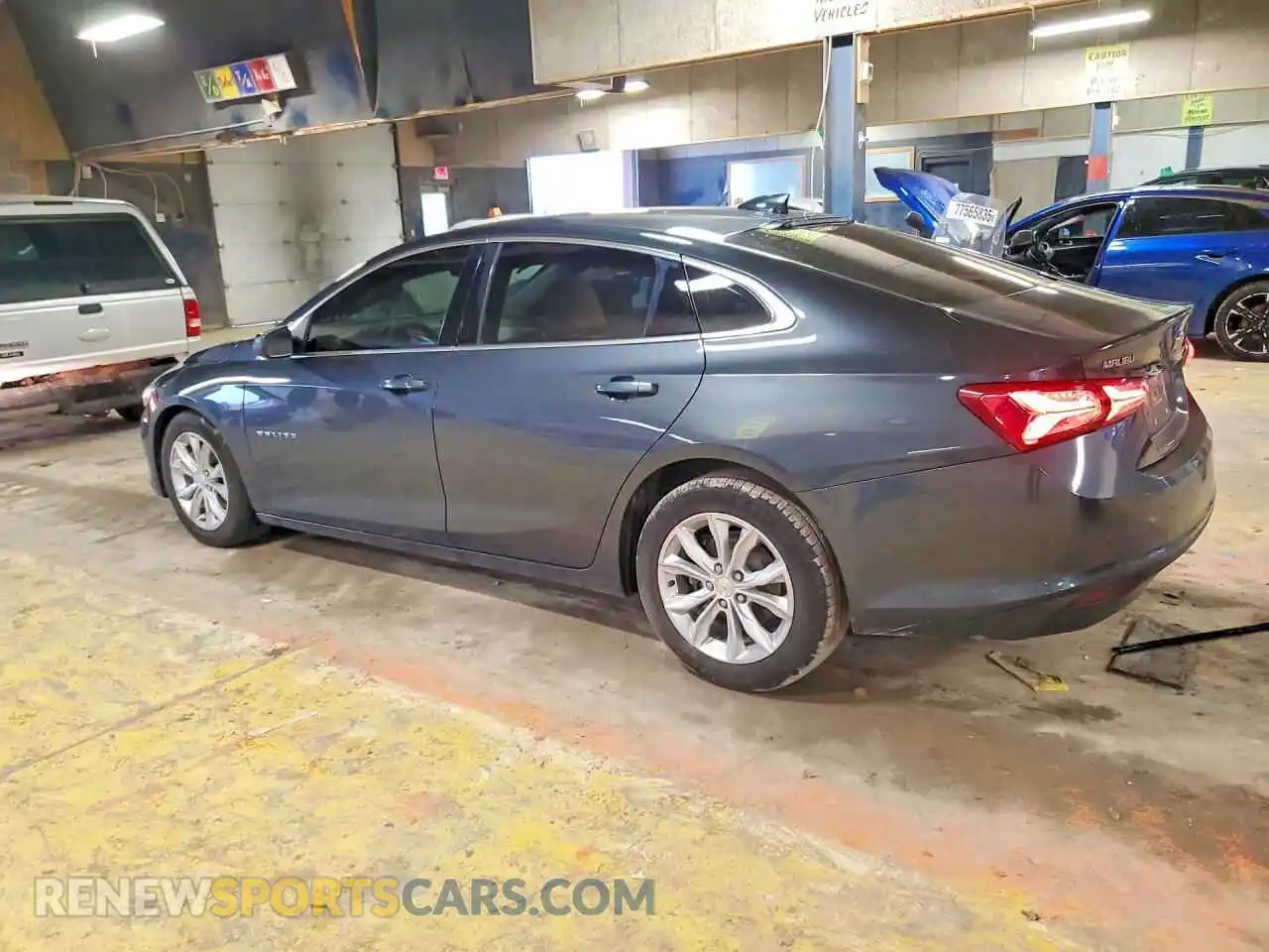 2 Photograph of a damaged car 1G1ZD5ST4MF055837 CHEVROLET MALIBU 2021