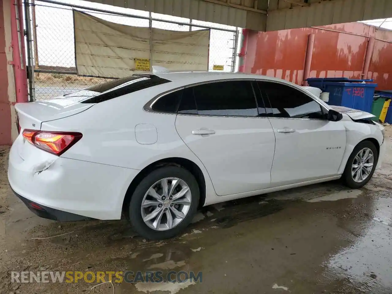 3 Photograph of a damaged car 1G1ZD5ST4MF061864 CHEVROLET MALIBU 2021