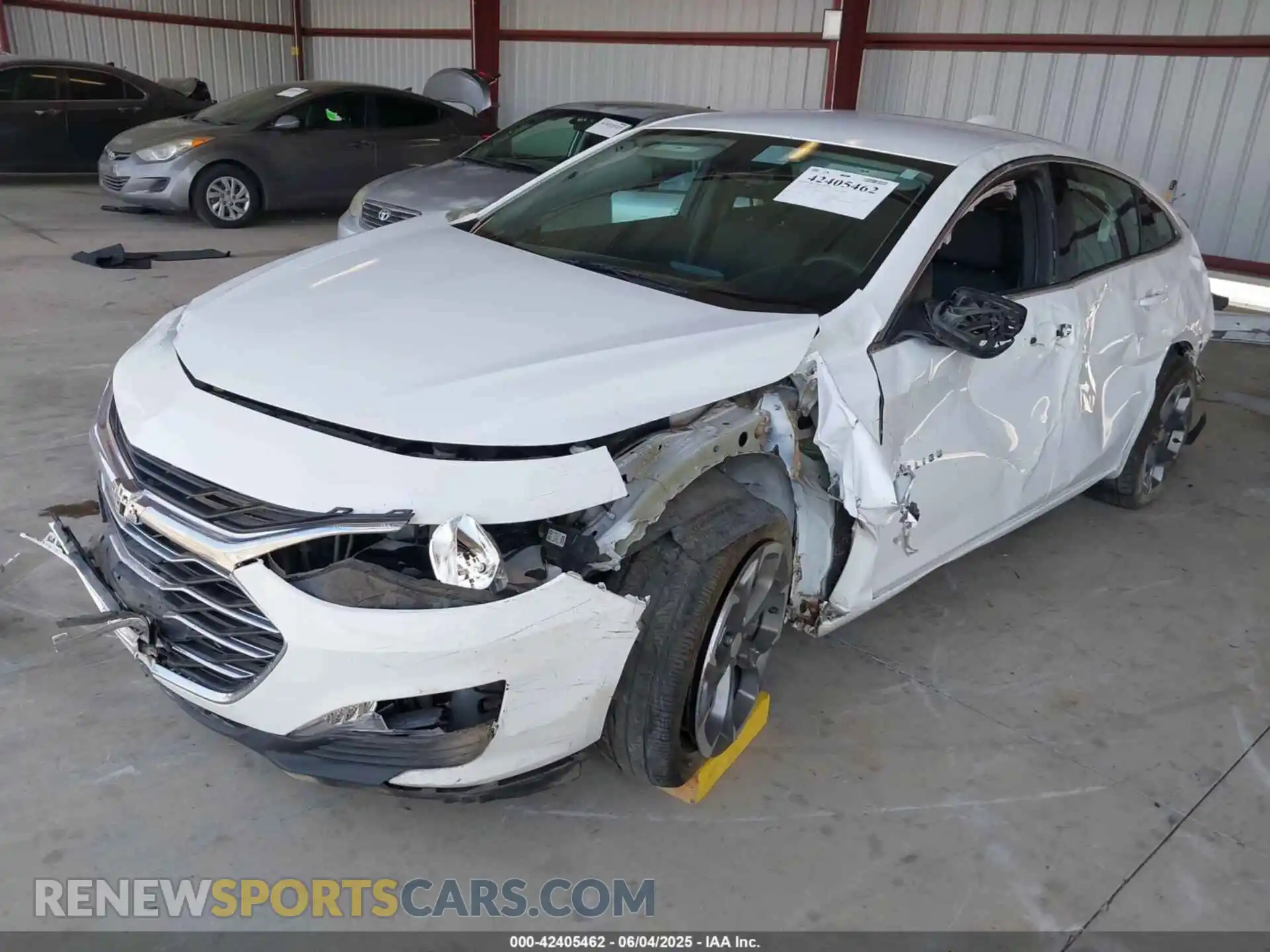 2 Photograph of a damaged car 1G1ZD5ST4MF063596 CHEVROLET MALIBU 2021