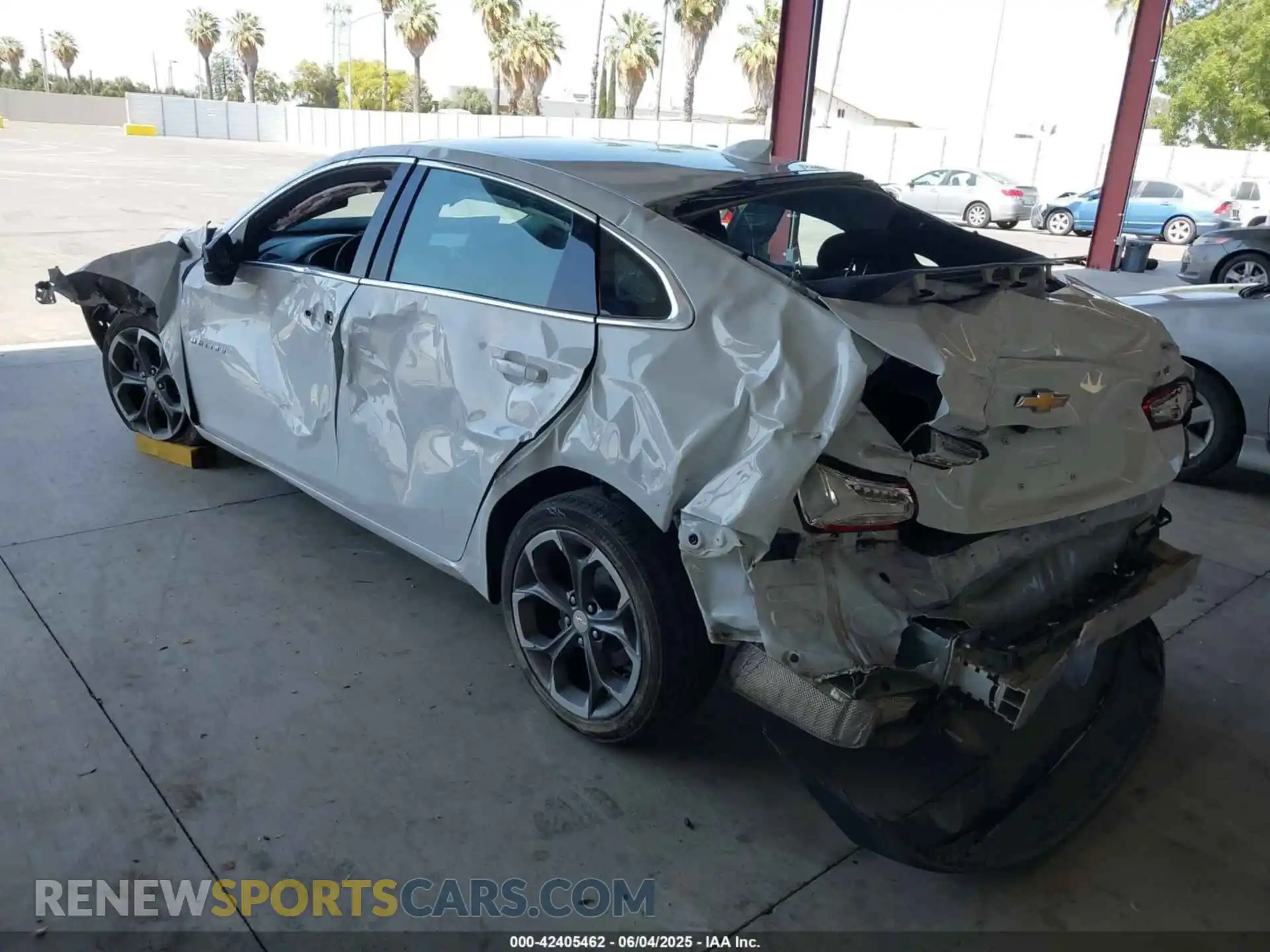 3 Photograph of a damaged car 1G1ZD5ST4MF063596 CHEVROLET MALIBU 2021