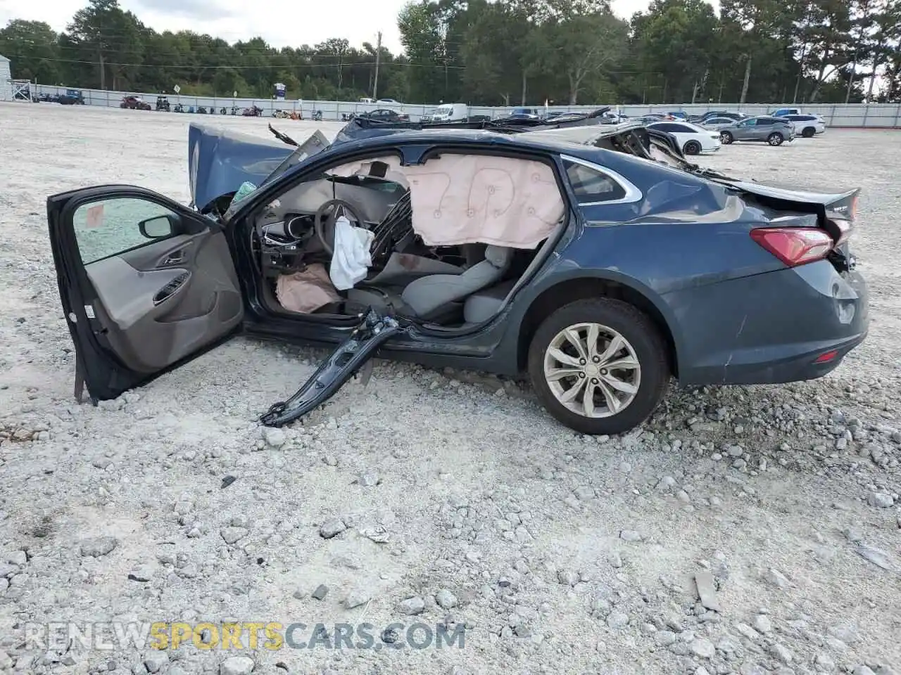 2 Photograph of a damaged car 1G1ZD5ST4MF064098 CHEVROLET MALIBU 2021