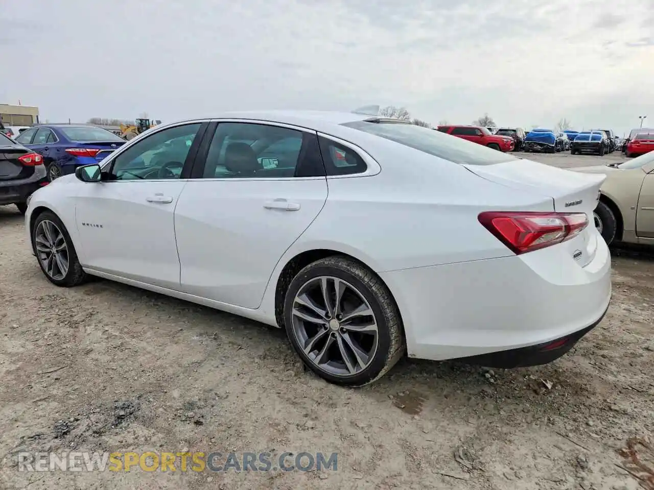 2 Photograph of a damaged car 1G1ZD5ST4MF064442 CHEVROLET MALIBU 2021