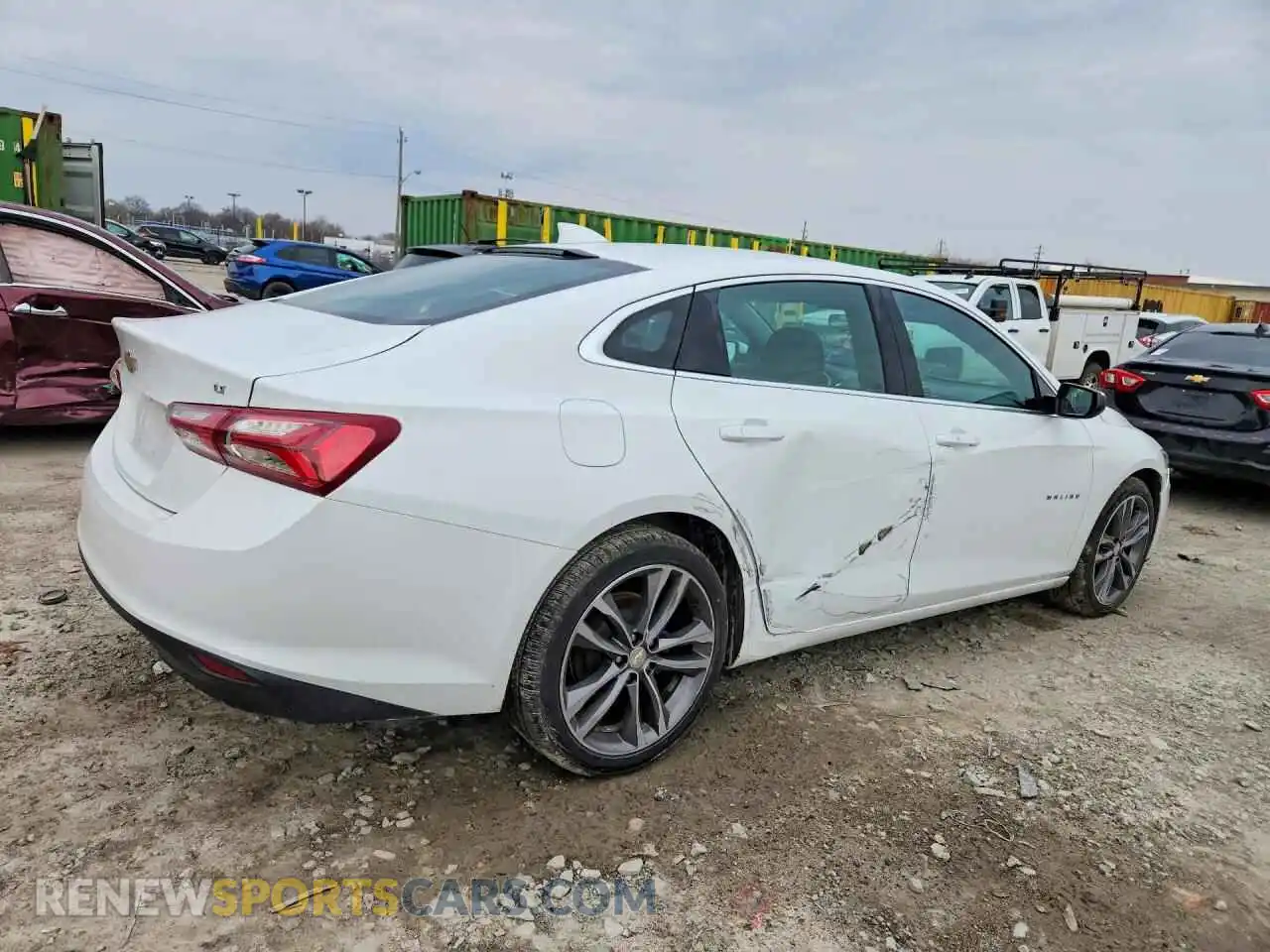 3 Photograph of a damaged car 1G1ZD5ST4MF064442 CHEVROLET MALIBU 2021