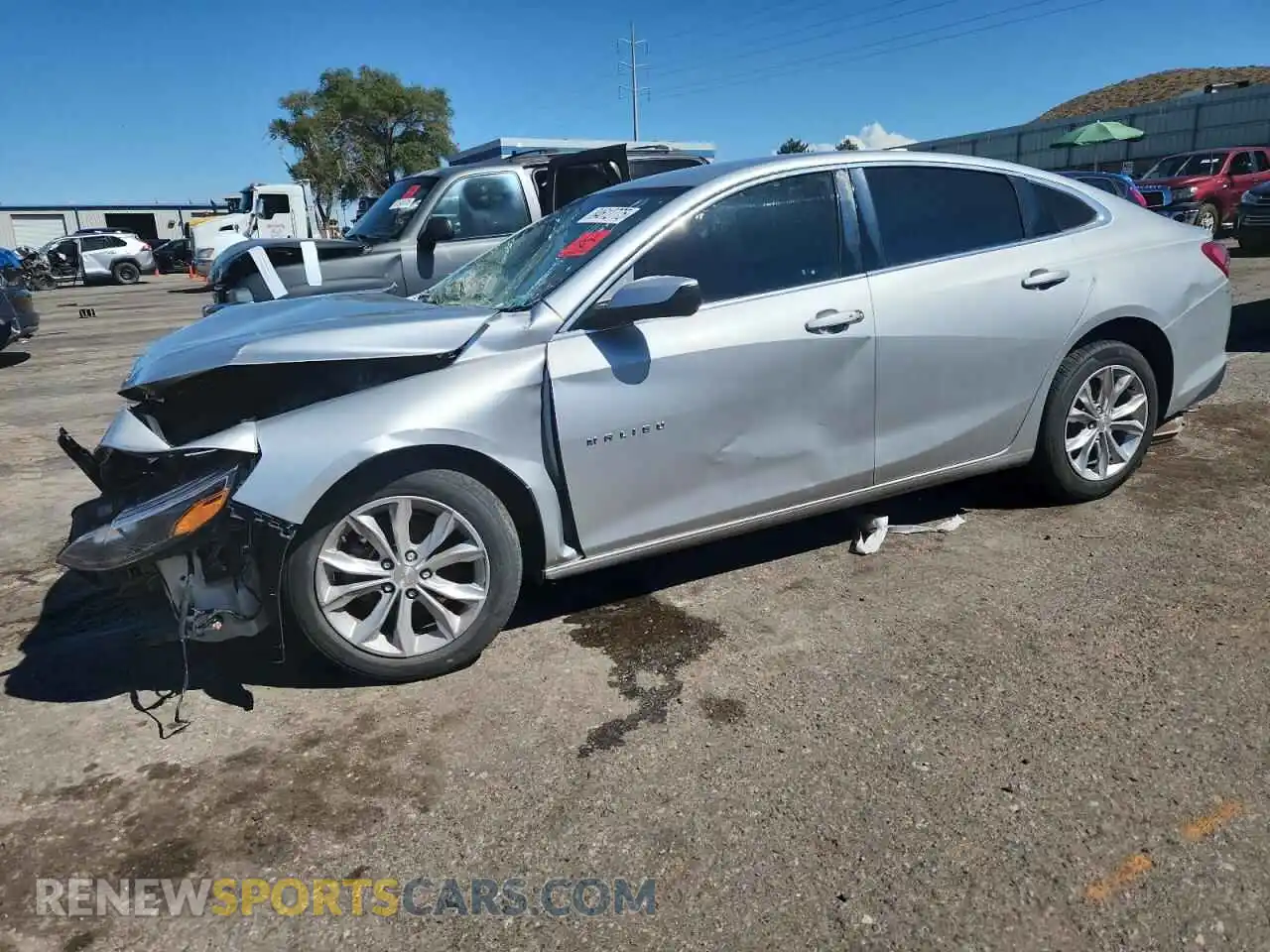 1 Photograph of a damaged car 1G1ZD5ST4MF066014 CHEVROLET MALIBU 2021
