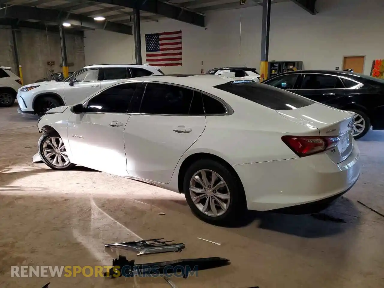 2 Фотография поврежденного автомобиля 1G1ZD5ST4MF073299 CHEVROLET MALIBU 2021