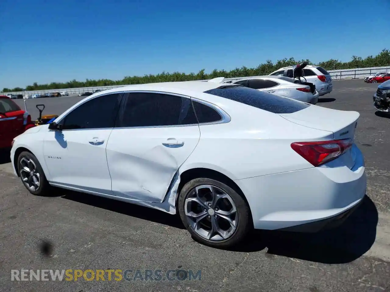 2 Photograph of a damaged car 1G1ZD5ST4MF073917 CHEVROLET MALIBU 2021