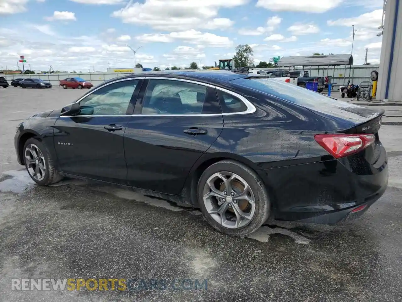 2 Photograph of a damaged car 1G1ZD5ST5MF005335 CHEVROLET MALIBU 2021