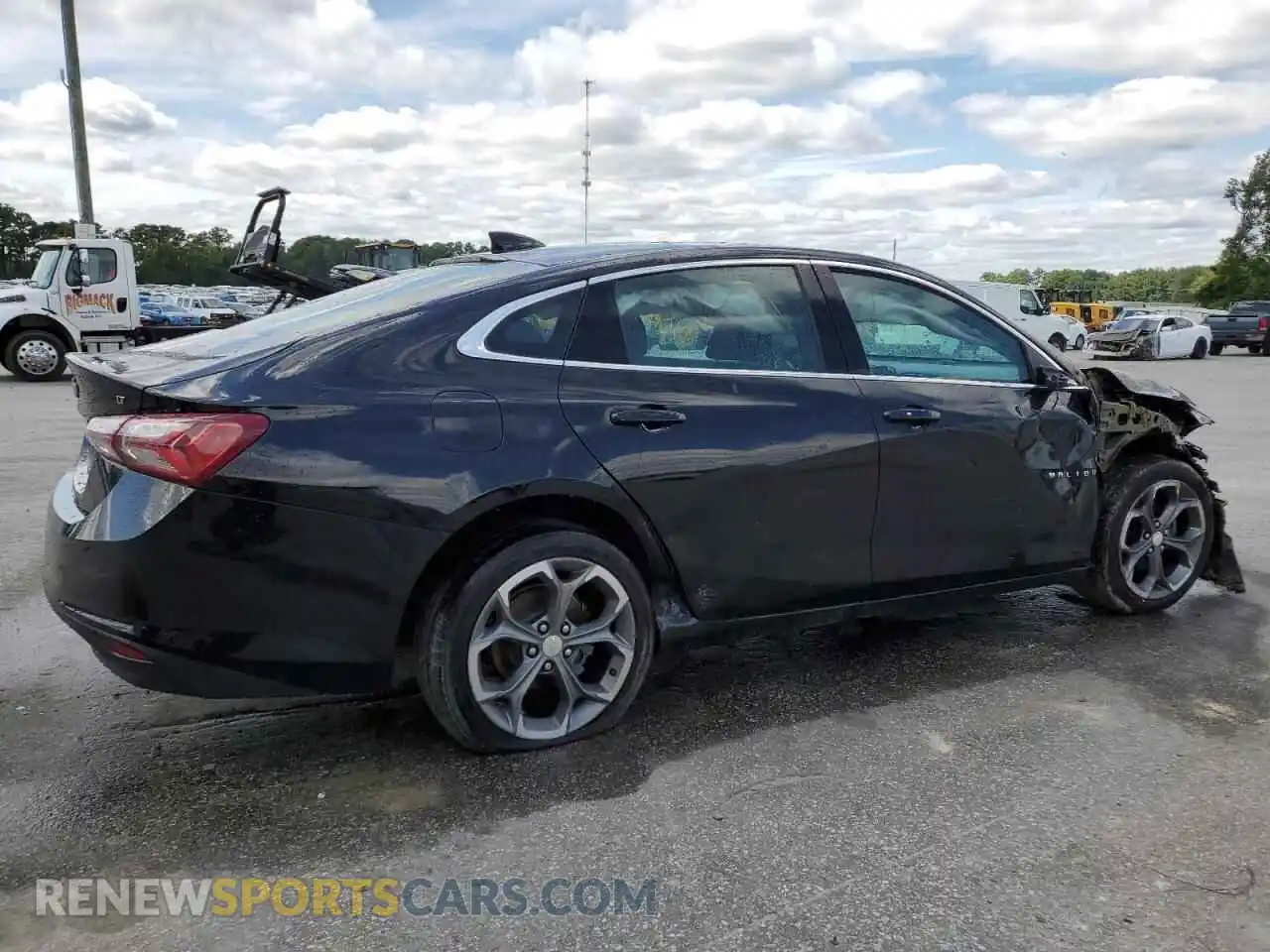 3 Photograph of a damaged car 1G1ZD5ST5MF005335 CHEVROLET MALIBU 2021