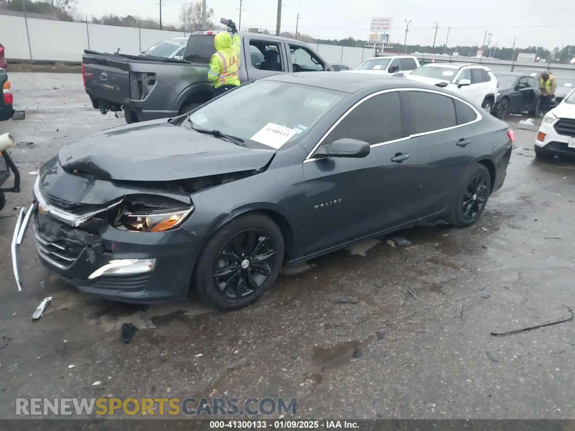 2 Photograph of a damaged car 1G1ZD5ST5MF012463 CHEVROLET MALIBU 2021