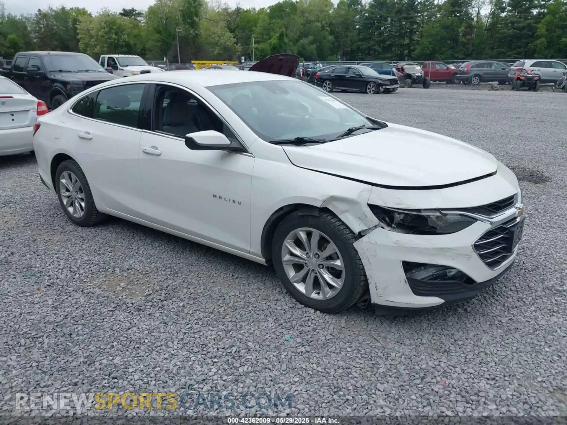 1 Photograph of a damaged car 1G1ZD5ST5MF013015 CHEVROLET MALIBU 2021