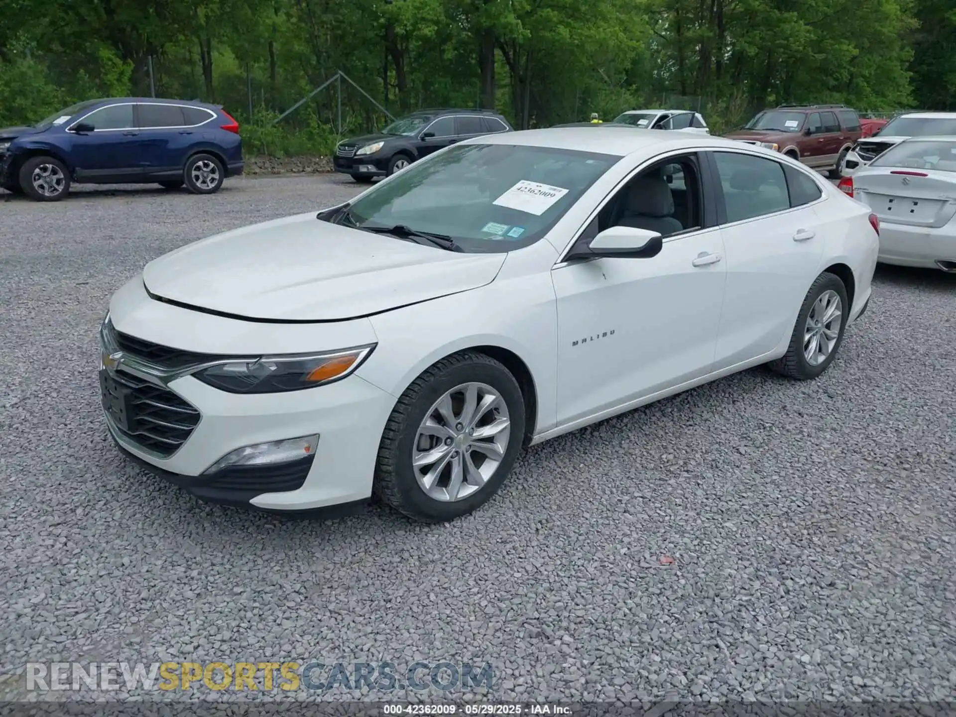 2 Photograph of a damaged car 1G1ZD5ST5MF013015 CHEVROLET MALIBU 2021