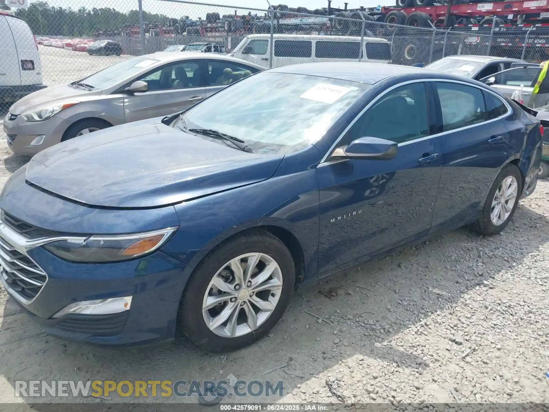 2 Photograph of a damaged car 1G1ZD5ST5MF013161 CHEVROLET MALIBU 2021
