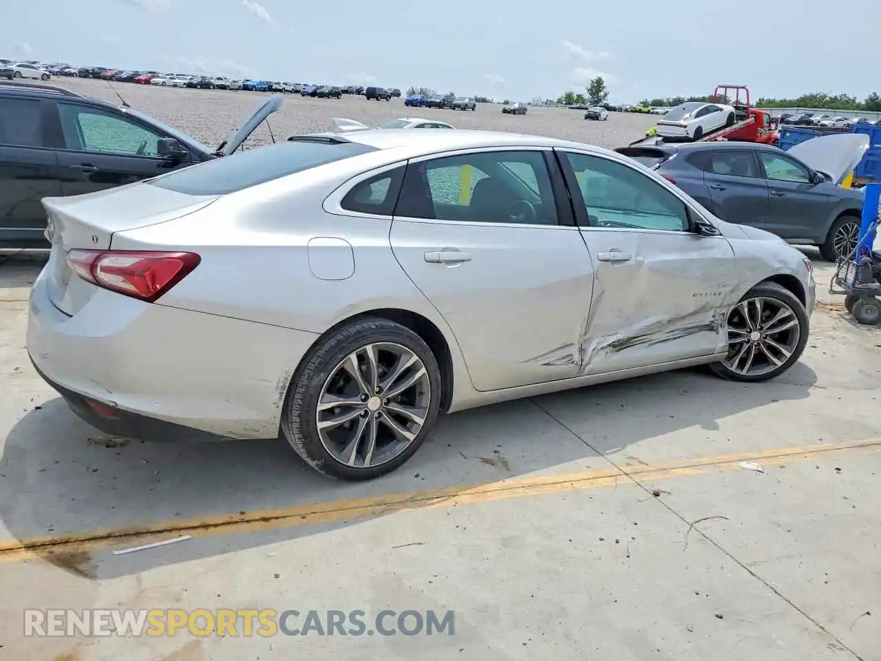3 fotografías del automóvil dañado 1G1ZD5ST5MF019543 CHEVROLET MALIBU 2021