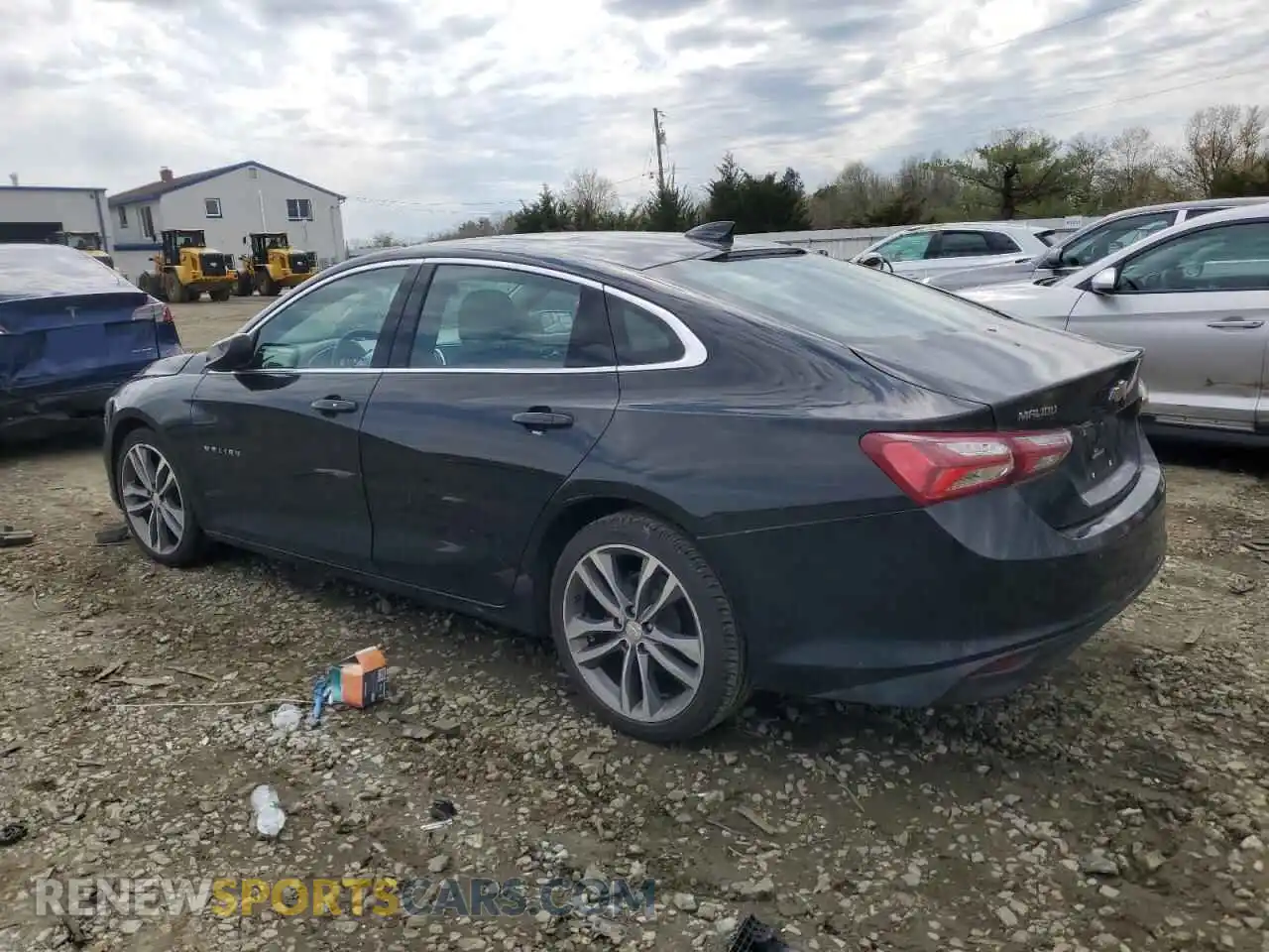 2 Photograph of a damaged car 1G1ZD5ST5MF021101 CHEVROLET MALIBU 2021