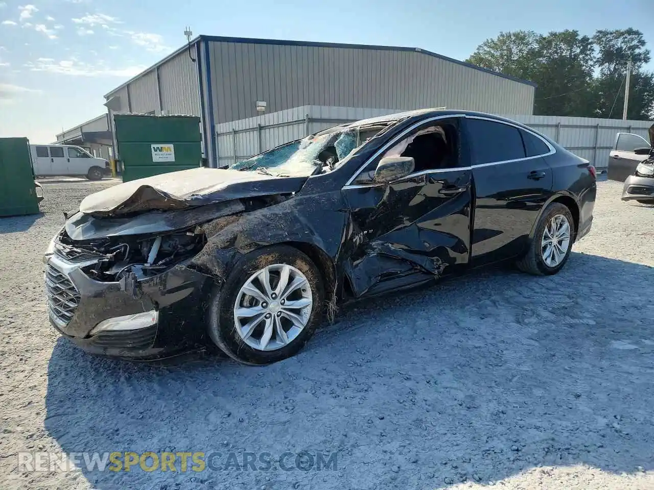 1 Photograph of a damaged car 1G1ZD5ST5MF021308 CHEVROLET MALIBU 2021