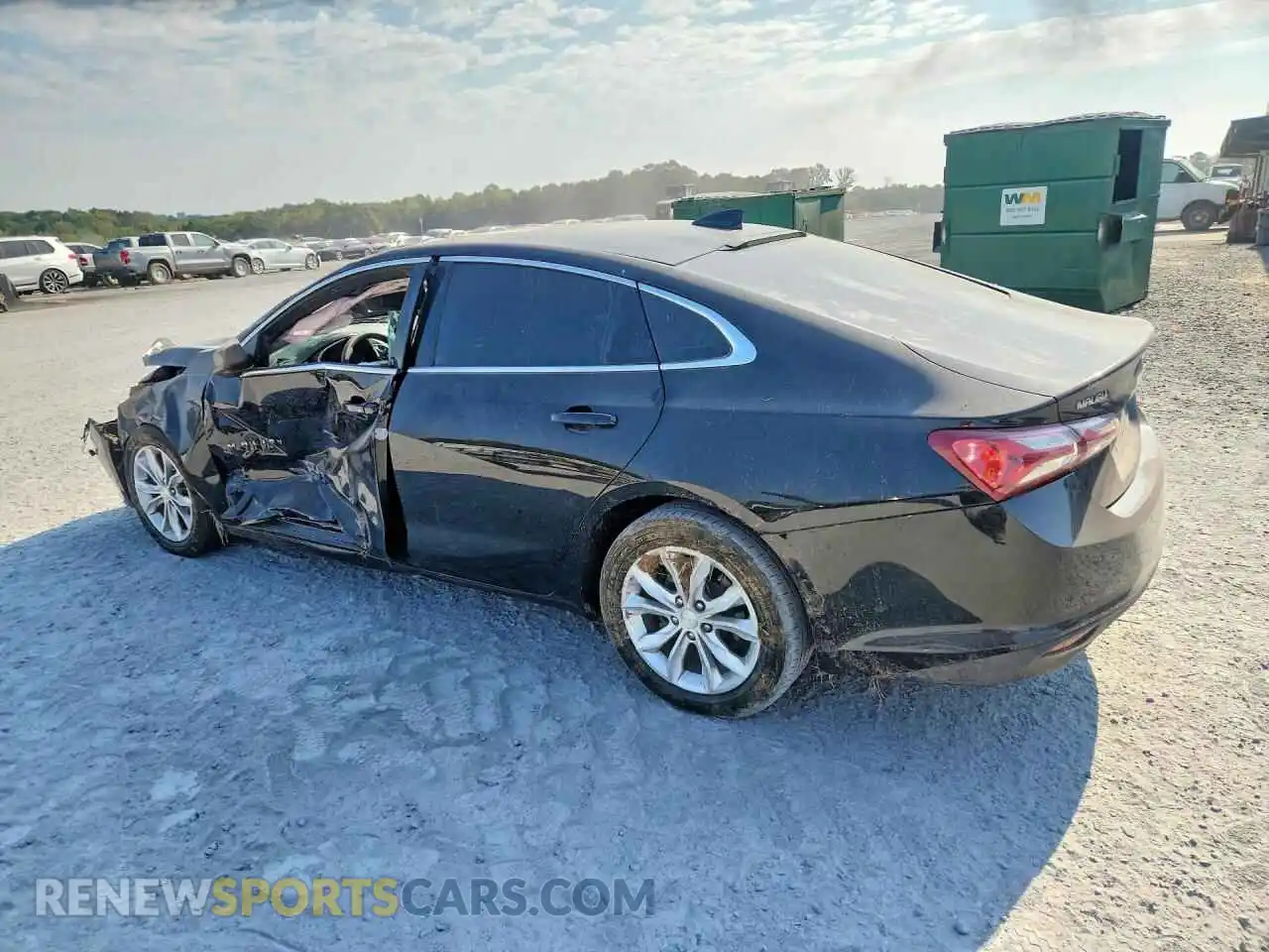 2 Photograph of a damaged car 1G1ZD5ST5MF021308 CHEVROLET MALIBU 2021