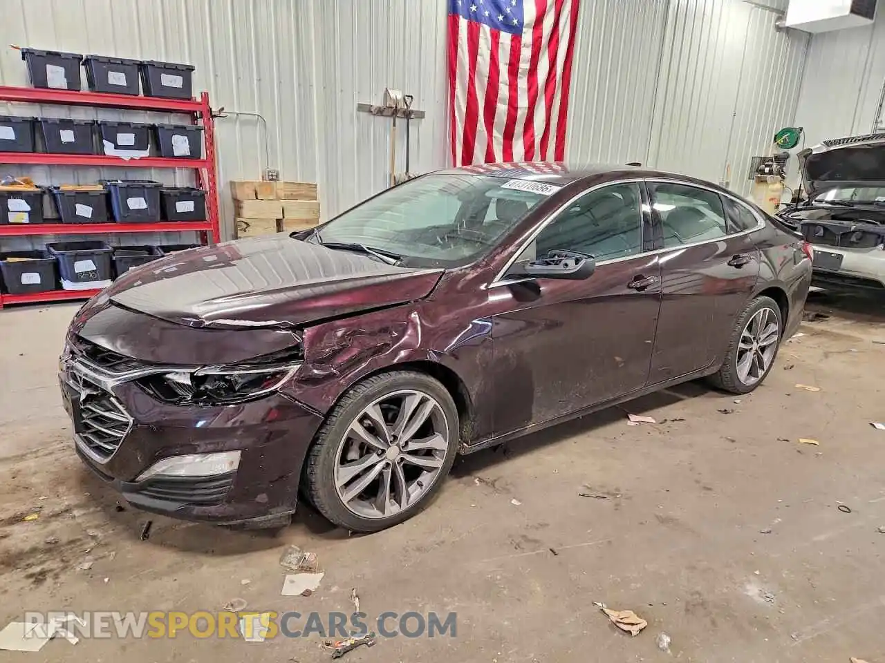 1 Photograph of a damaged car 1G1ZD5ST5MF022443 CHEVROLET MALIBU 2021