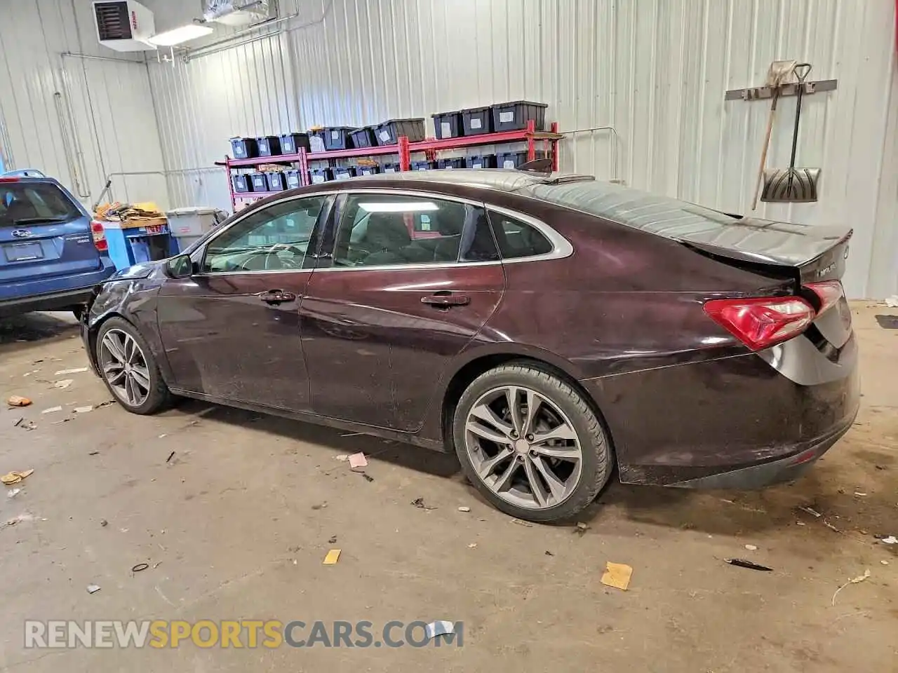 2 Photograph of a damaged car 1G1ZD5ST5MF022443 CHEVROLET MALIBU 2021