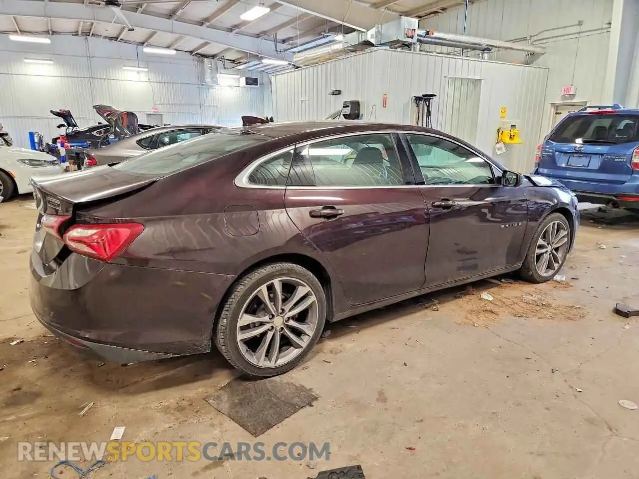 3 Photograph of a damaged car 1G1ZD5ST5MF022443 CHEVROLET MALIBU 2021
