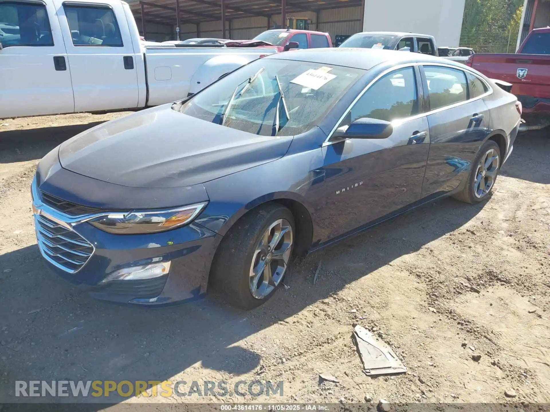 2 Photograph of a damaged car 1G1ZD5ST5MF024189 CHEVROLET MALIBU 2021