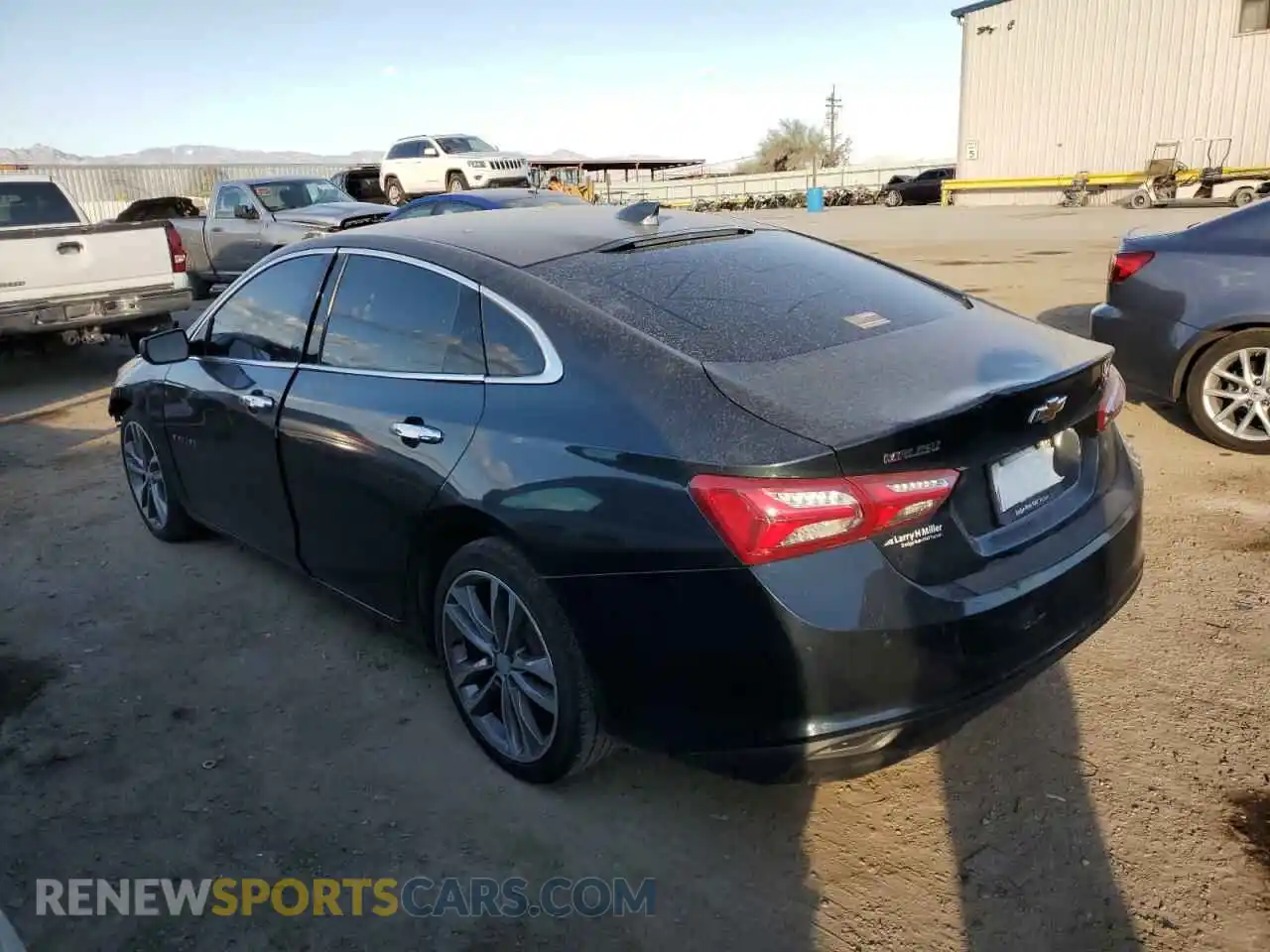 2 Photograph of a damaged car 1G1ZD5ST5MF027724 CHEVROLET MALIBU 2021