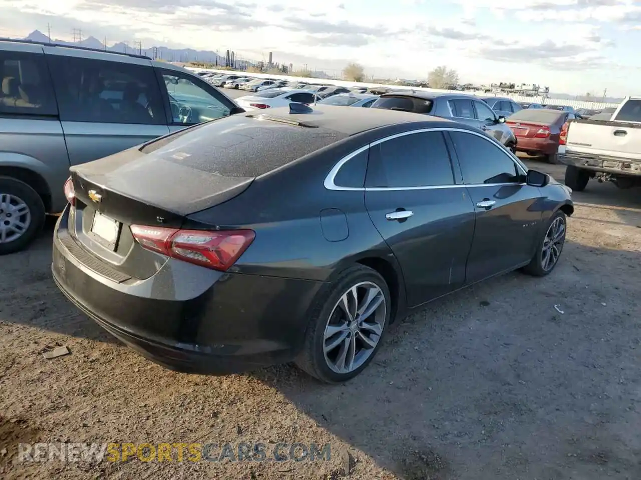 3 Photograph of a damaged car 1G1ZD5ST5MF027724 CHEVROLET MALIBU 2021