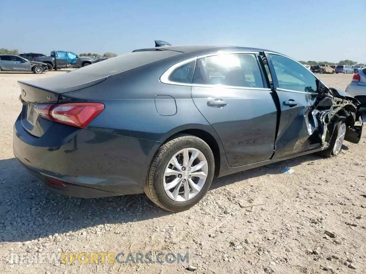 3 Photograph of a damaged car 1G1ZD5ST5MF028016 CHEVROLET MALIBU 2021