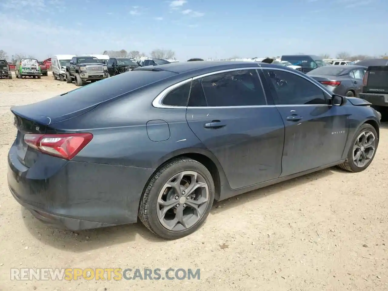 3 Photograph of a damaged car 1G1ZD5ST5MF028761 CHEVROLET MALIBU 2021