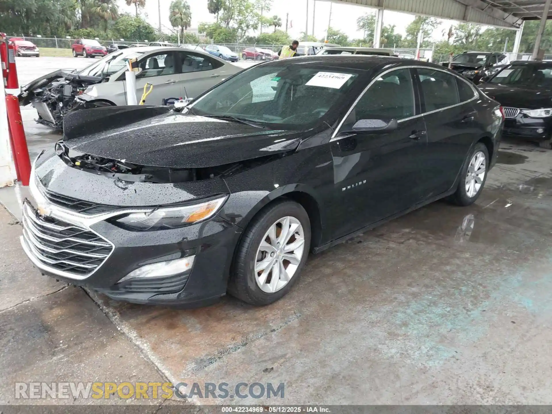 2 Photograph of a damaged car 1G1ZD5ST5MF032406 CHEVROLET MALIBU 2021