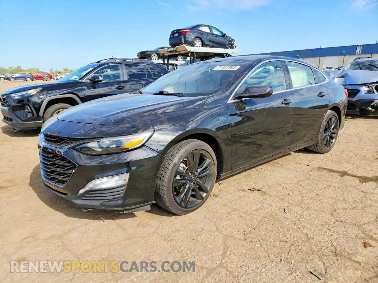 1 Photograph of a damaged car 1G1ZD5ST5MF035984 CHEVROLET MALIBU 2021