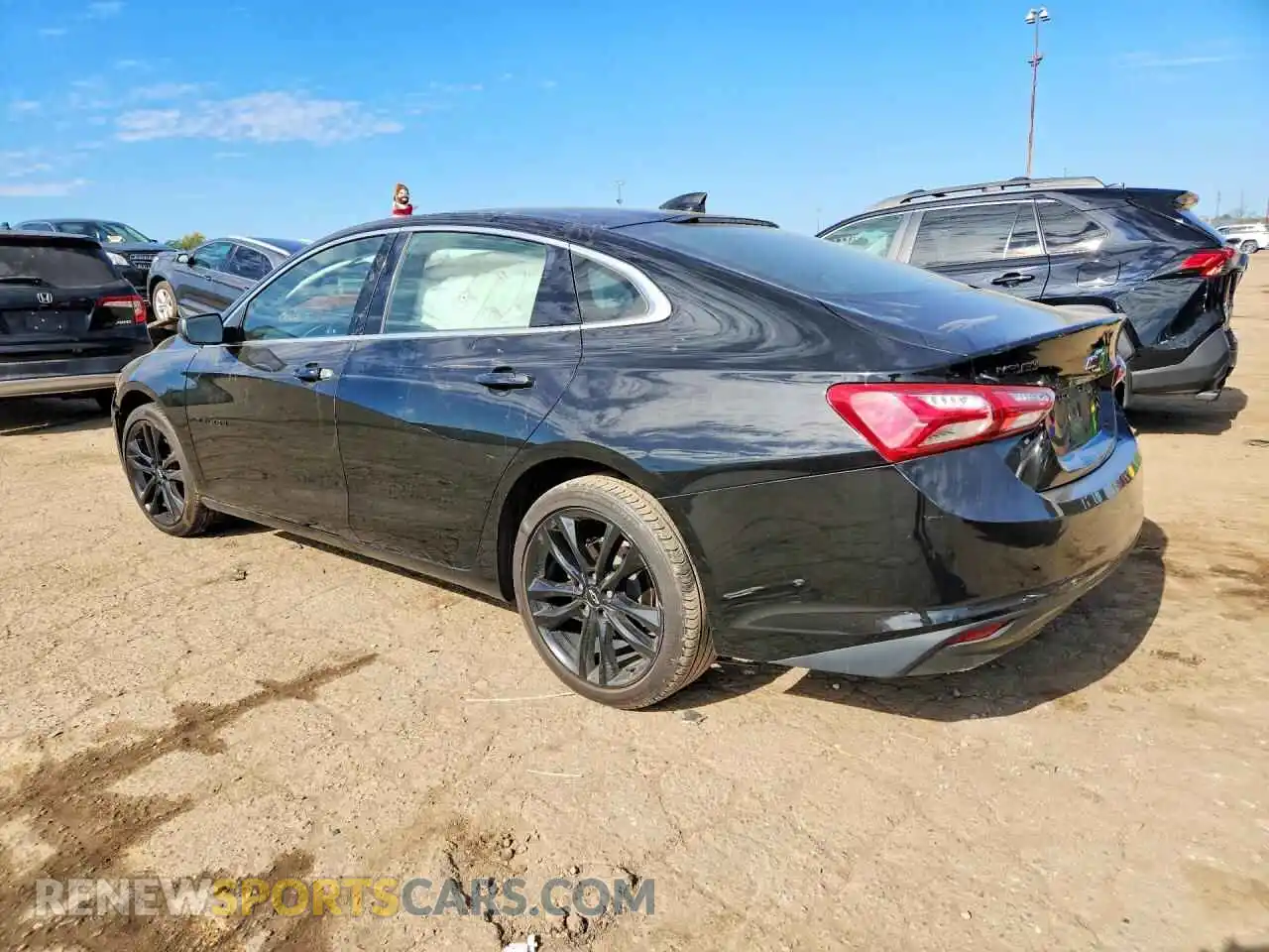 2 Photograph of a damaged car 1G1ZD5ST5MF035984 CHEVROLET MALIBU 2021