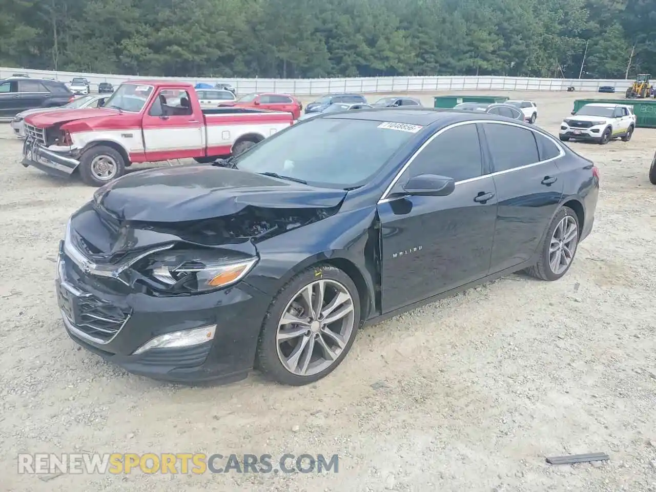 1 Photograph of a damaged car 1G1ZD5ST5MF054888 CHEVROLET MALIBU 2021