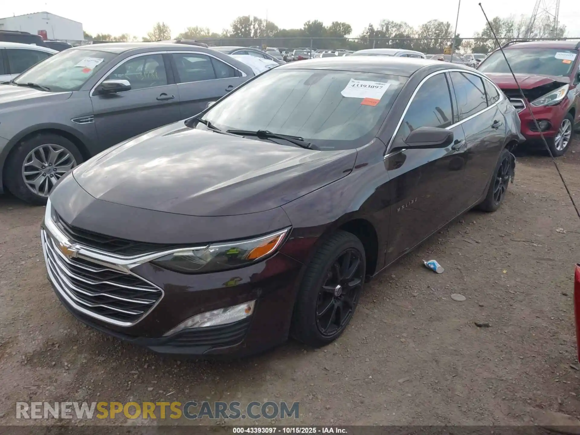 2 fotografías del automóvil dañado 1G1ZD5ST5MF059850 CHEVROLET MALIBU 2021