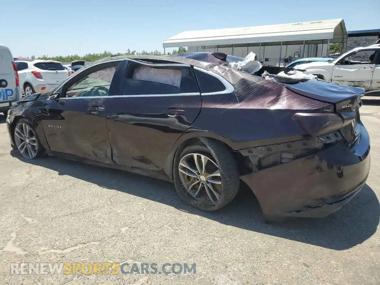 2 Photograph of a damaged car 1G1ZD5ST5MF072114 CHEVROLET MALIBU 2021