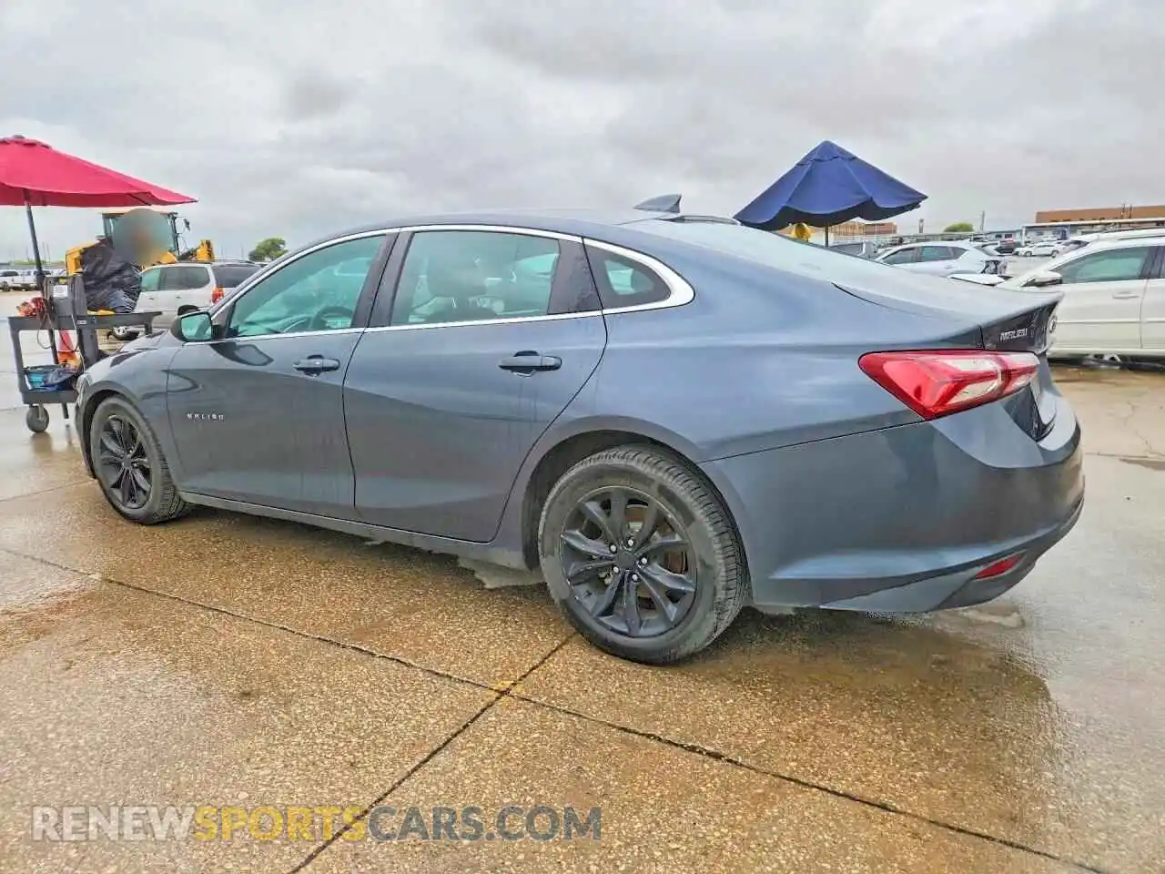 2 Photograph of a damaged car 1G1ZD5ST5MF076129 CHEVROLET MALIBU 2021