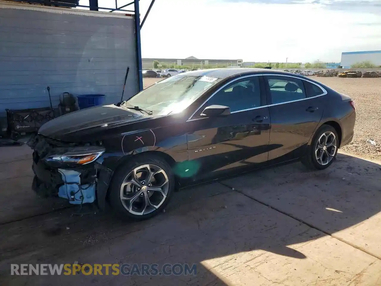 1 Фотография поврежденного автомобиля 1G1ZD5ST5MF076793 CHEVROLET MALIBU 2021