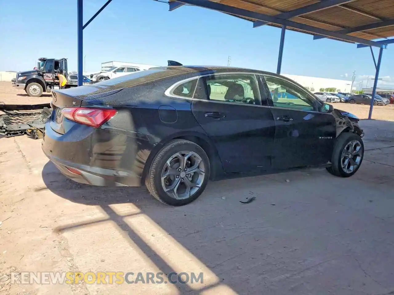 3 Фотография поврежденного автомобиля 1G1ZD5ST5MF076793 CHEVROLET MALIBU 2021