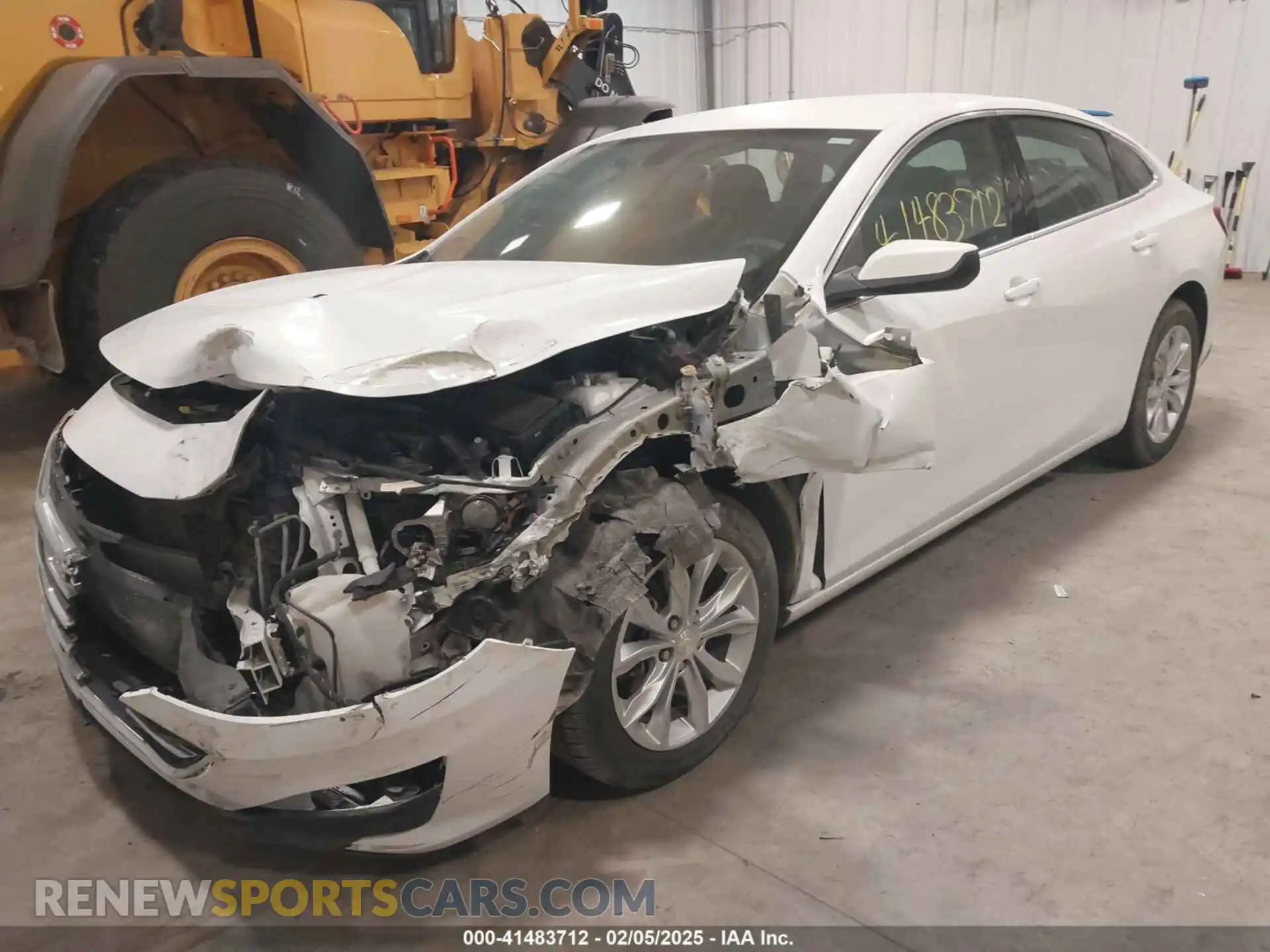 2 Photograph of a damaged car 1G1ZD5ST5MF078012 CHEVROLET MALIBU 2021