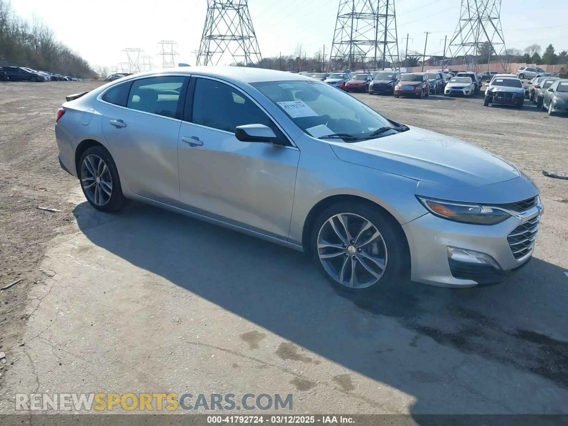 1 Photograph of a damaged car 1G1ZD5ST5MF078043 CHEVROLET MALIBU 2021