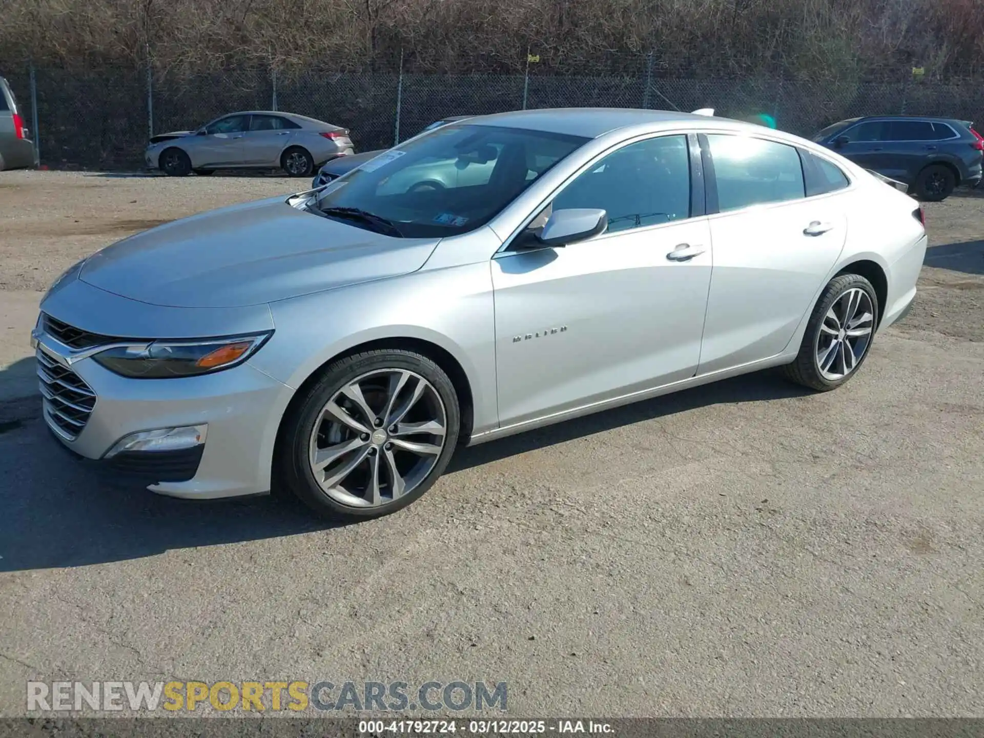 2 Photograph of a damaged car 1G1ZD5ST5MF078043 CHEVROLET MALIBU 2021