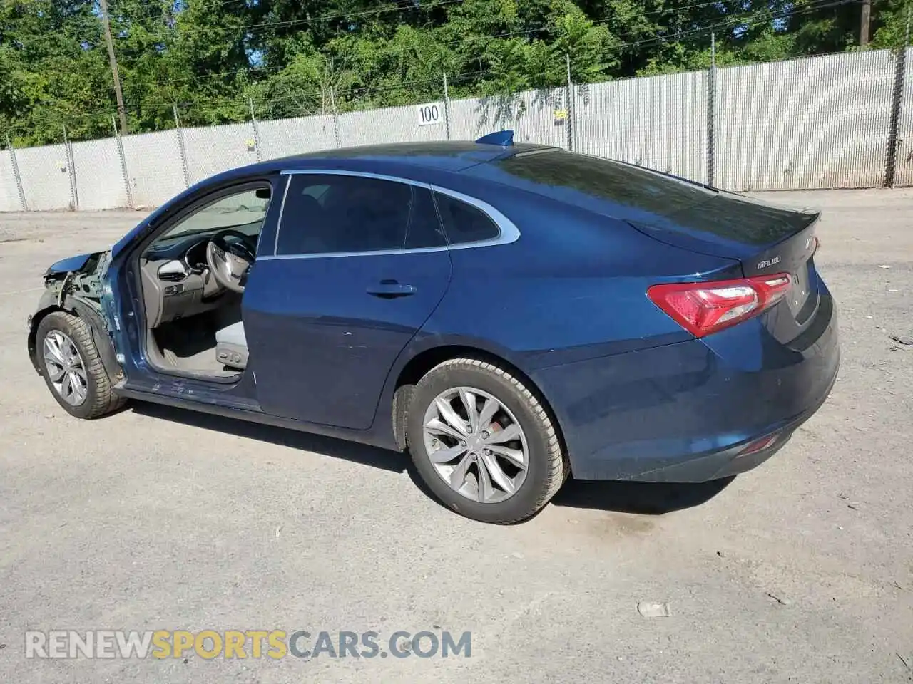 2 Photograph of a damaged car 1G1ZD5ST6MF013959 CHEVROLET MALIBU 2021