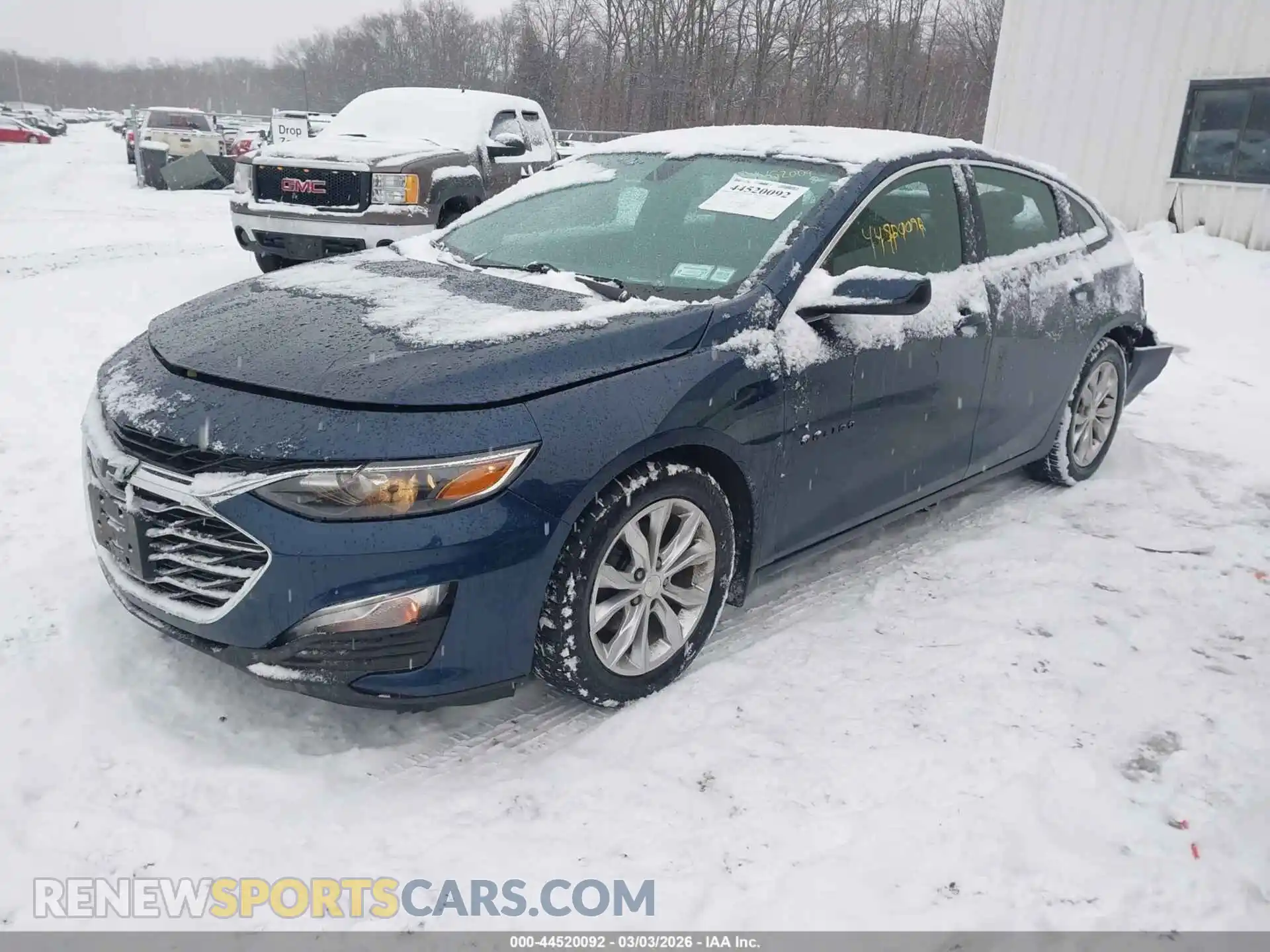 2 Photograph of a damaged car 1G1ZD5ST6MF015498 CHEVROLET MALIBU 2021