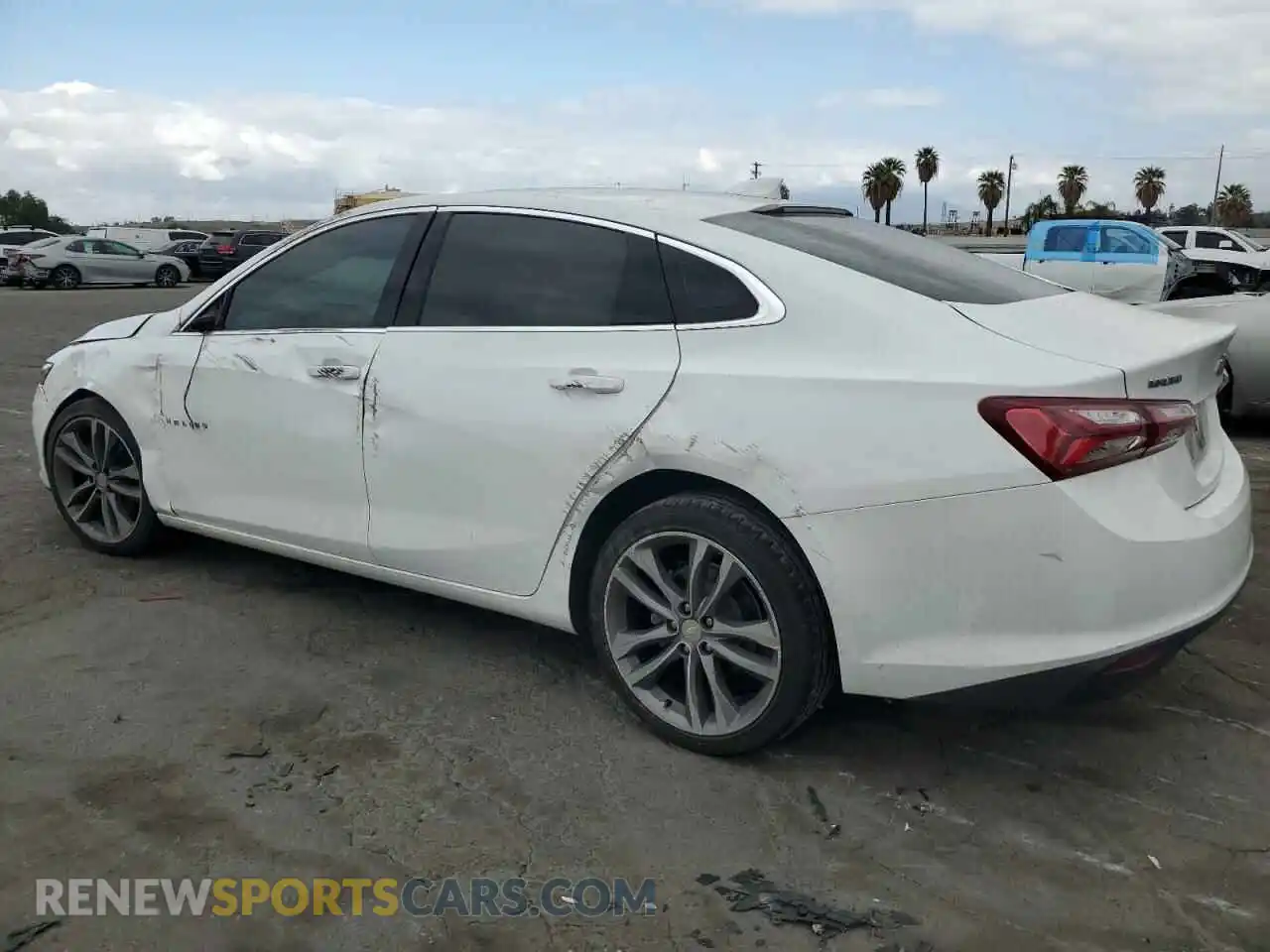 2 Photograph of a damaged car 1G1ZD5ST6MF030275 CHEVROLET MALIBU 2021