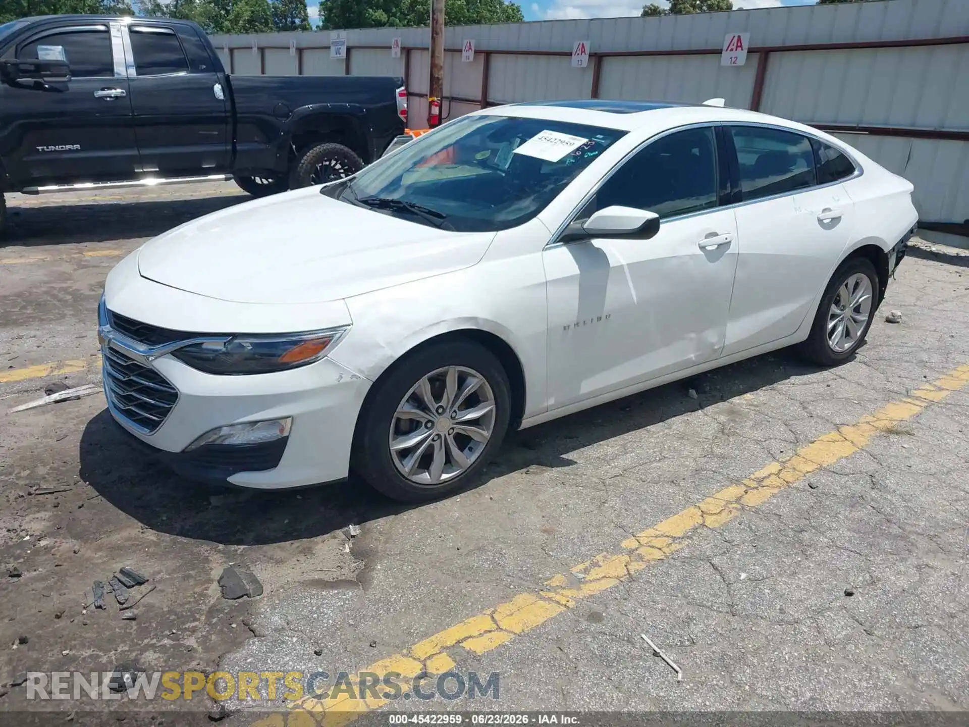 2 Photograph of a damaged car 1G1ZD5ST6MF033211 CHEVROLET MALIBU 2021