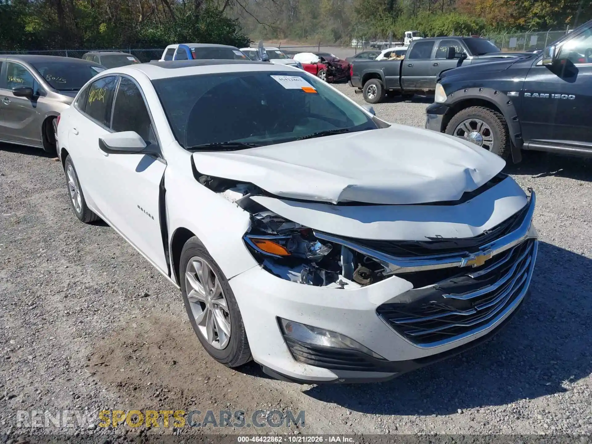 1 Фотография поврежденного автомобиля 1G1ZD5ST6MF034360 CHEVROLET MALIBU 2021