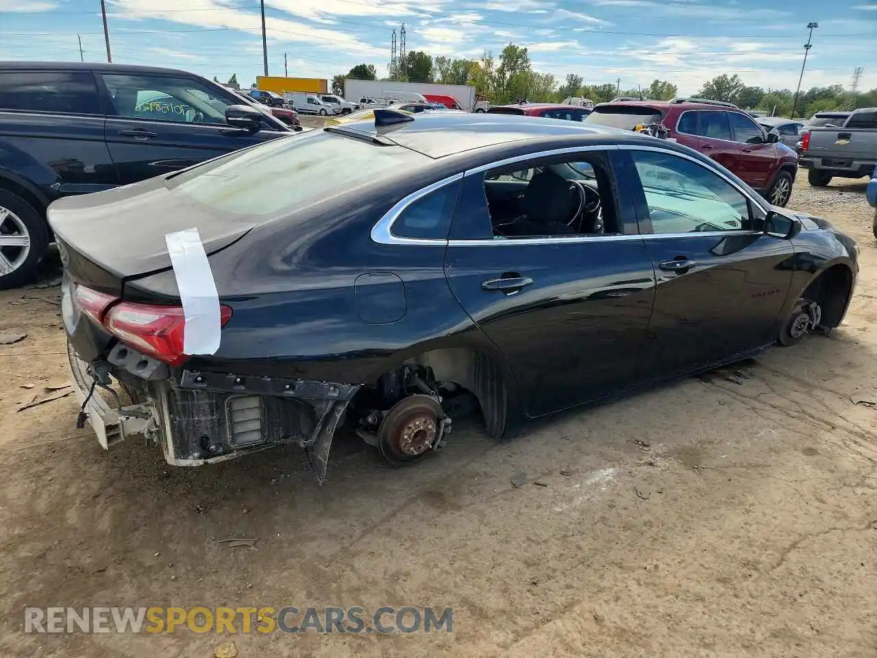3 fotografías del automóvil dañado 1G1ZD5ST6MF038814 CHEVROLET MALIBU 2021