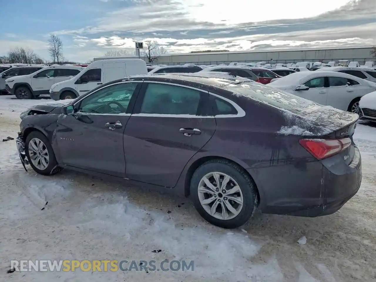 2 Photograph of a damaged car 1G1ZD5ST6MF041759 CHEVROLET MALIBU 2021