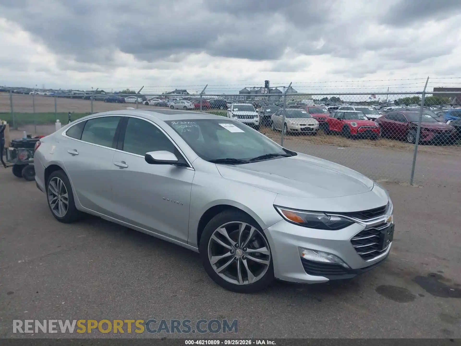 1 Photograph of a damaged car 1G1ZD5ST6MF045763 CHEVROLET MALIBU 2021